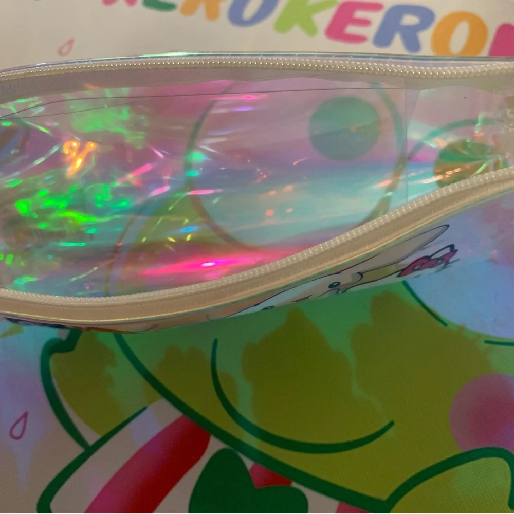 Sanrio Characters Holographic Clear Zip Pencil Pouch